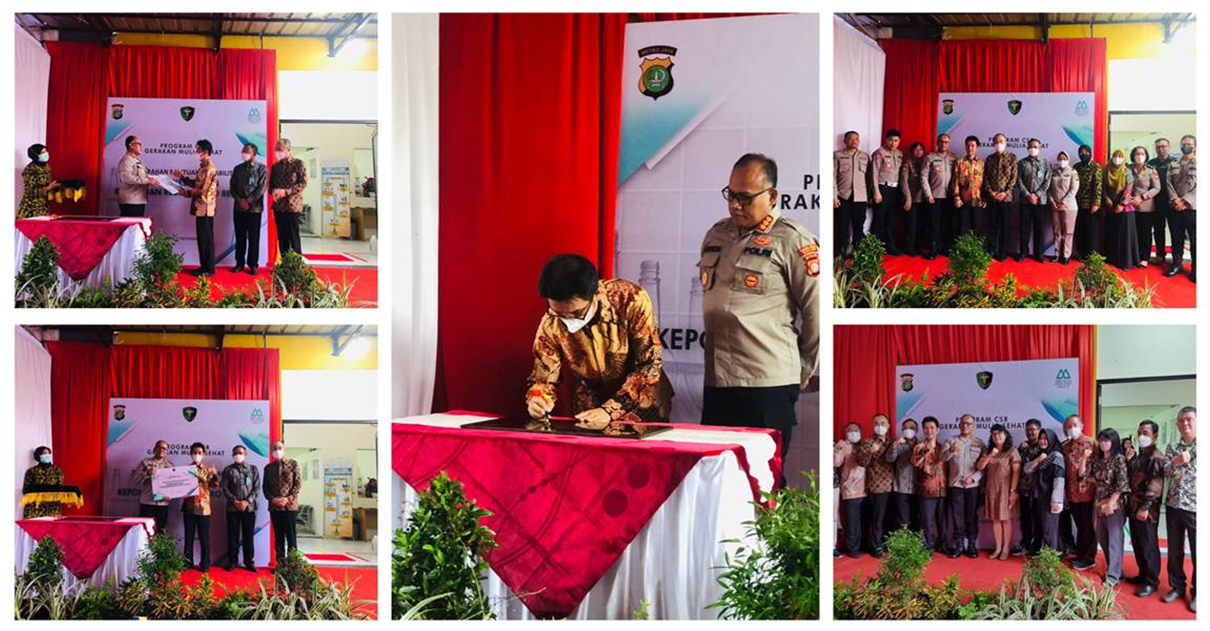 Gerakan Mulia Sehat untuk Rehabilitasi Klinik Kesehatan Polres Metro Bekasi